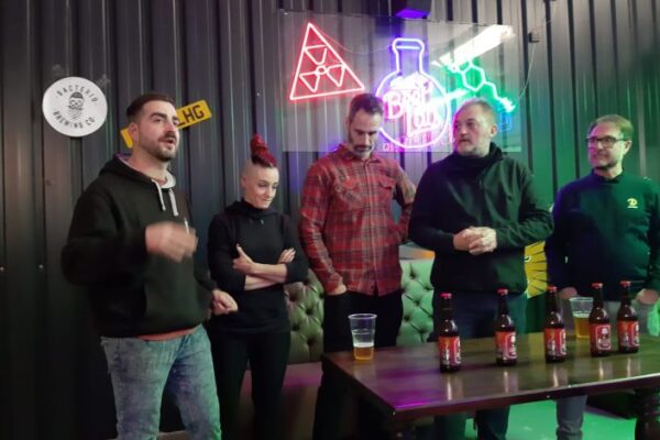 Evento de presentacion de FranBeer en Bacterio Brewing